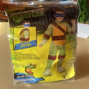 2T-4T Leonardo Ninja Turtles Toddler Costume. Like new.